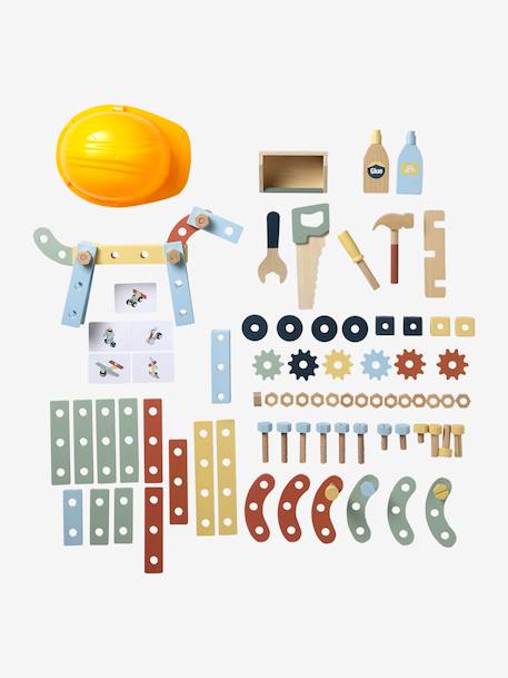 Etabli de bricolage avec accessoires en bois FSC® vert 10 - vertbaudet enfant 