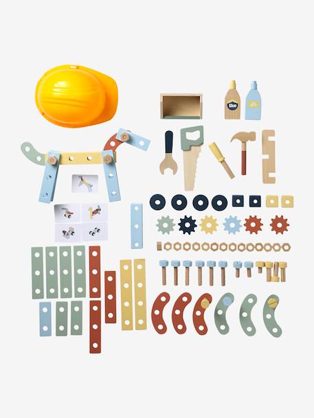 Etabli de bricolage avec accessoires en bois FSC® vert 9 - vertbaudet enfant 