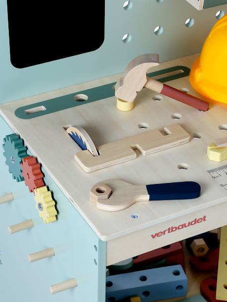 Etabli de bricolage avec accessoires en bois FSC® vert 12 - vertbaudet enfant 