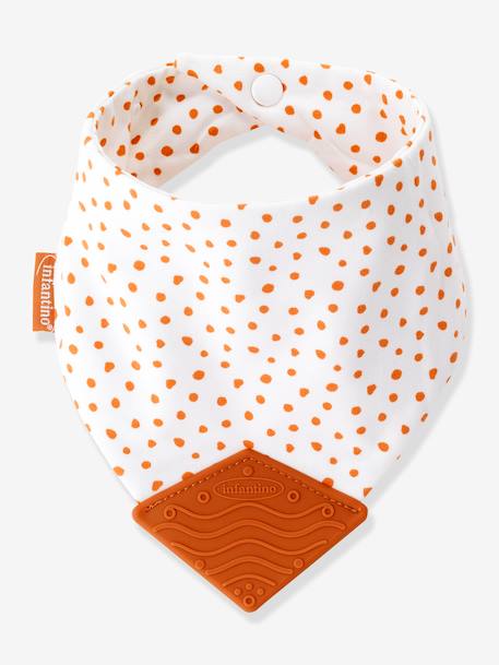 Pack 2 bavoirs bandana + attache sucette - terracotta 2 - vertbaudet enfant 