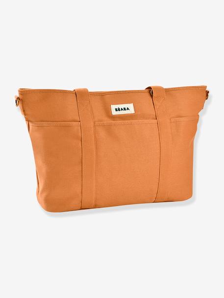 Sac Madrid tote bag marron imprimé+ocre 12 - vertbaudet enfant 
