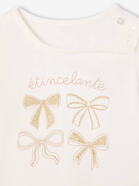 Ensemble bébé fille t-shirt jupon glitter noir 5 - vertbaudet enfant 