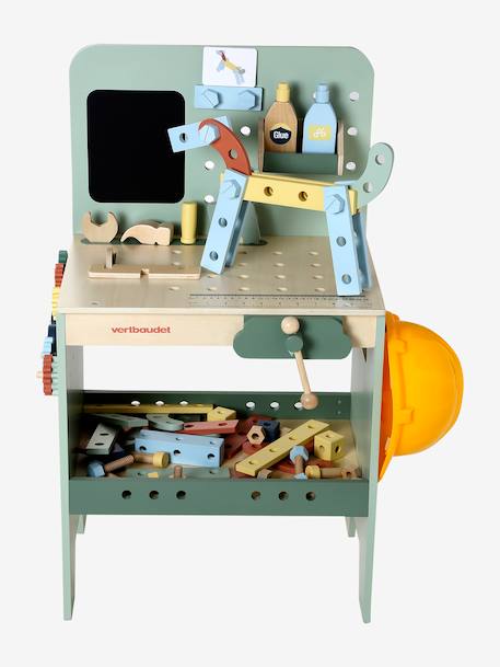 Etabli de bricolage avec accessoires en bois FSC® vert 14 - vertbaudet enfant 