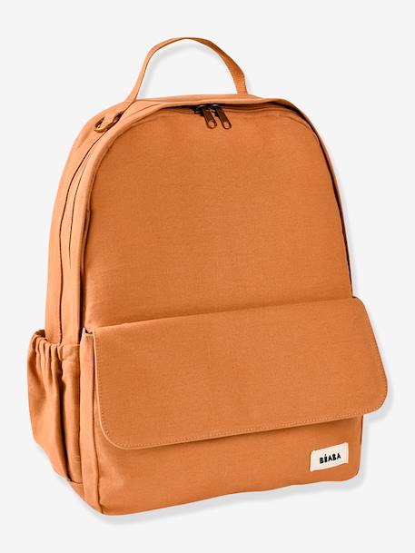 Sac à dos à langer Tokyo kaki+marron imprimé+ocre 18 - vertbaudet enfant 
