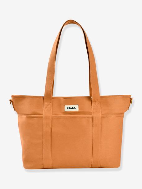 Sac Madrid tote bag marron imprimé+ocre 10 - vertbaudet enfant 