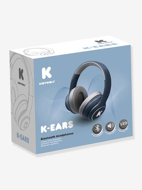 Kidy-Ears casque audio Bluetooth KIDYWOLF bleu+bordeaux 2 - vertbaudet enfant 