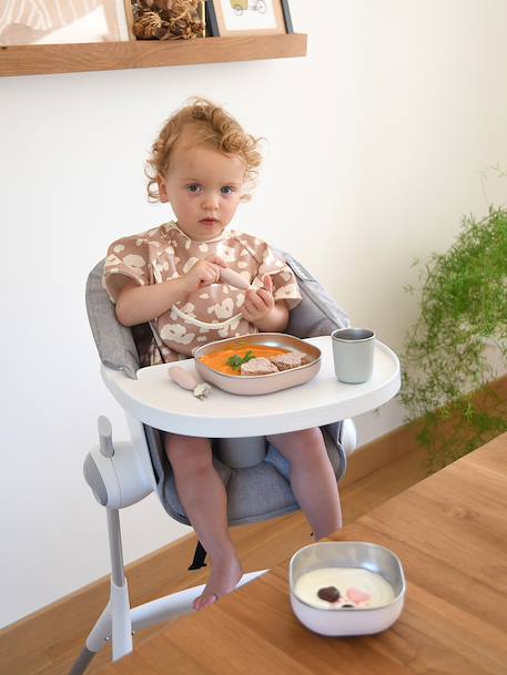 Coffret-repas 3 pièces inox rose+terracotta 2 - vertbaudet enfant 