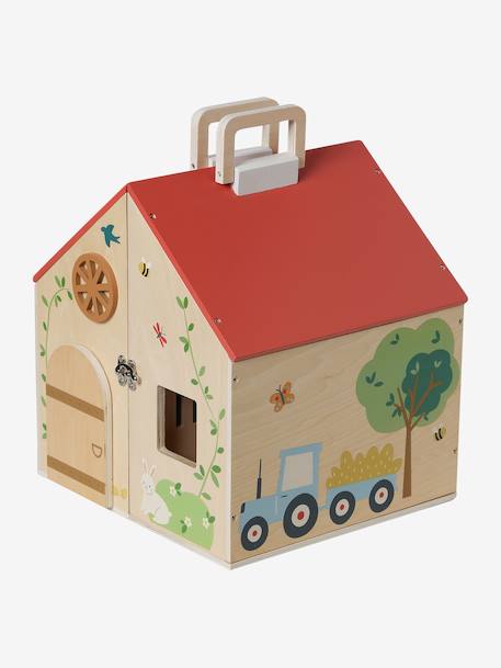 Ferme avec accessoires en bois FSC® rouge 5 - vertbaudet enfant 