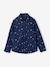 Coffret cadeau chemise noël et noeud papillon garçon bleu imprimé 2 - vertbaudet enfant 