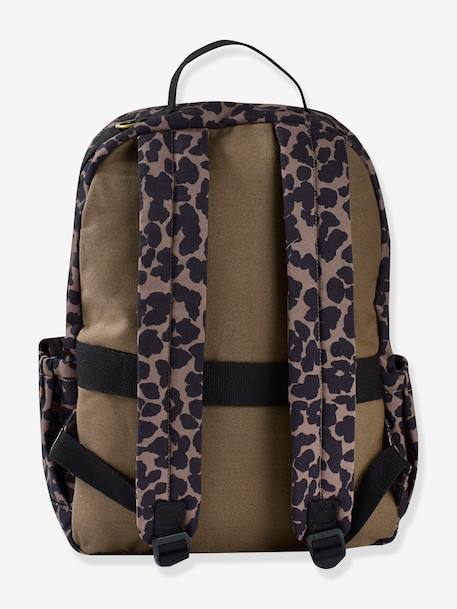 Sac à dos à langer Tokyo kaki+marron imprimé+ocre 13 - vertbaudet enfant 