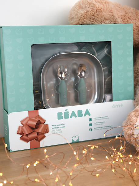 Coffret cadeau premier repas rose+vert sauge 9 - vertbaudet enfant 