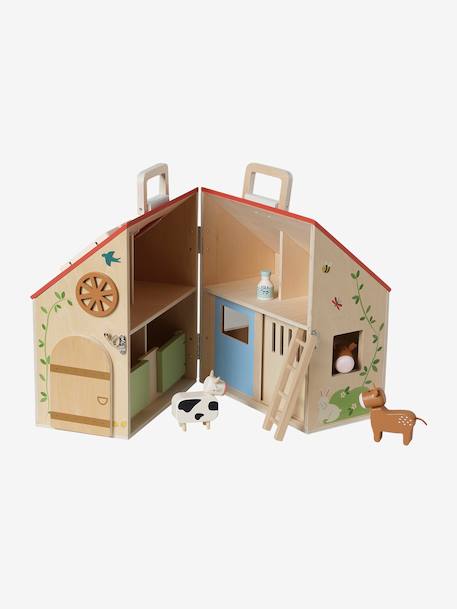 Ferme avec accessoires en bois FSC® rouge 11 - vertbaudet enfant 