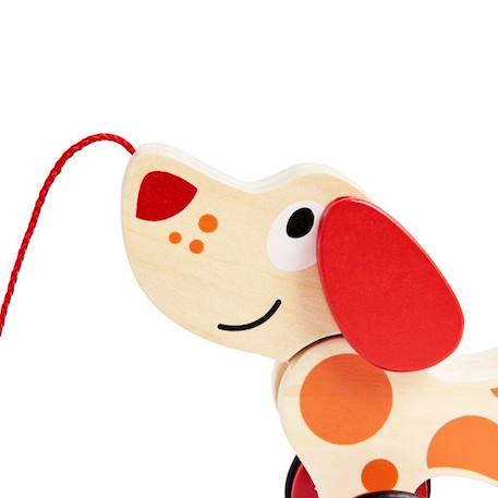 Puppy le chien à tirer Rouge 4 - vertbaudet enfant 