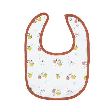 Lot 5 bavoirs naissance Terracotta 2 - vertbaudet enfant 