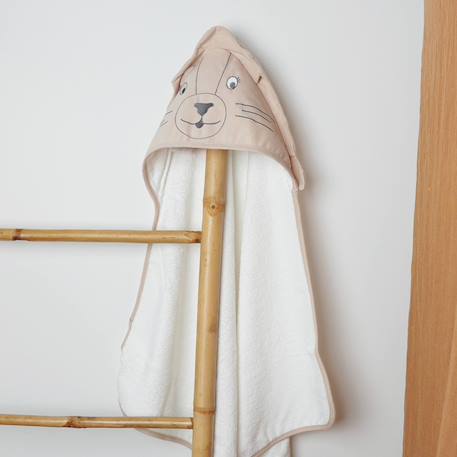 Cape de bain pour bébé Beige 2 - vertbaudet enfant 