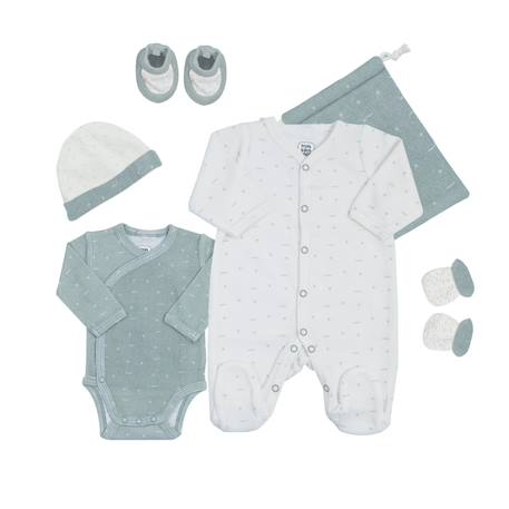 Trousseau naissance bébé Sauge 1 - vertbaudet enfant 