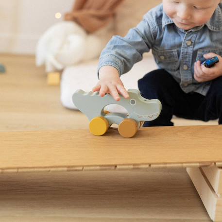 Jouet en bois à tirer Vert 5 - vertbaudet enfant 