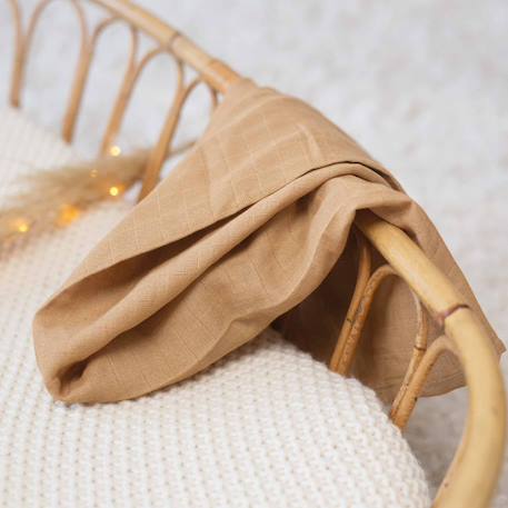 3 langes doux pour bébé Caramel 4 - vertbaudet enfant 
