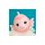 Peluche - peluche sonore poisson bellabloo friends - 18 cm Corail 3 - vertbaudet enfant 
