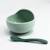 Trousseau repas silicone bébé - 2 pièces Vert olive 2 - vertbaudet enfant 