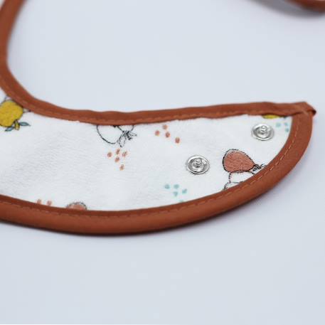 Lot 5 bavoirs naissance Terracotta 4 - vertbaudet enfant 