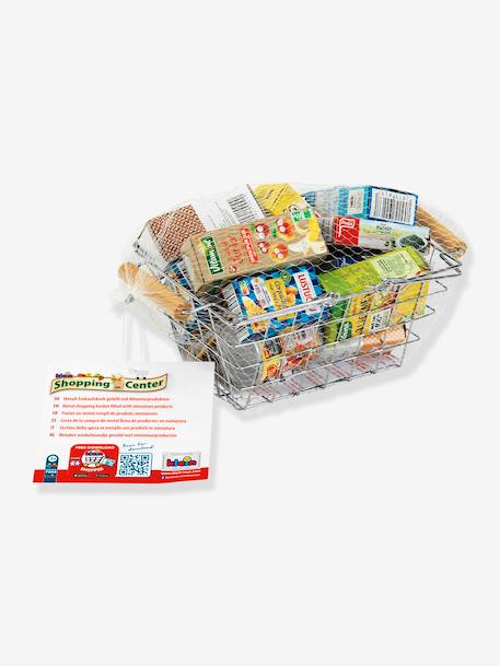 Panier de course garni de boîtes factices de produits de marques. multicolore 4 - vertbaudet enfant 