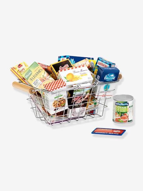 Panier de course garni de boîtes factices de produits de marques. multicolore 2 - vertbaudet enfant 