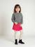 Gilet fille maille mousseuse gris chiné+vanille 5 - vertbaudet enfant 