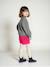 Gilet fille maille mousseuse gris chiné+vanille 8 - vertbaudet enfant 