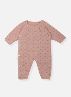 Combinaison bébé maille ajourée  - vertbaudet enfant