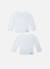 Lot de 2 brassières à liens Blanc/blanc+Blanc/moka+Blanc/rose layette 2 - vertbaudet enfant 
