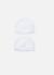 Lot de 2 bonnets Blanc/blanc+Blanc/bleu layette+Blanc/gris+Blanc/marine+Blanc/rose layette 2 - vertbaudet enfant 