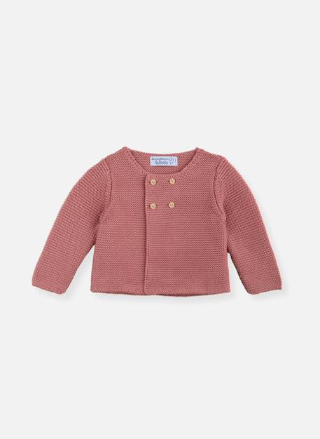 Cardigan bébé en coton biologique Citrouille (marsala)+Corail+Farine+Moutarde+Rose petunia 11 - vertbaudet enfant 