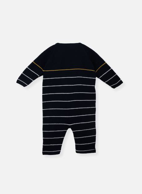 Combinaison bébé matière recyclée Noctune/coquelicot+Nocturne/curry+Pétunia/ecru 5 - vertbaudet enfant 