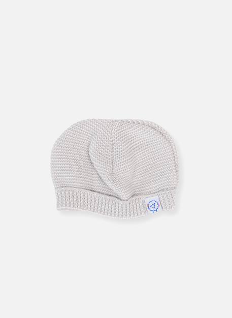 Bonnet naissance rond Blanc+Bleu layette+Gris+Rose layette+Rose poudre 6 - vertbaudet enfant 