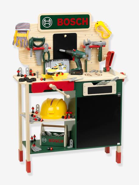Etabli en bois de pin multicolore 1 - vertbaudet enfant 