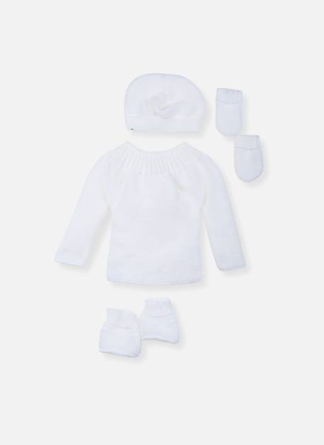 Lot maternité Blanc/blanc+Blanc/bleu layette+Blanc/gris+Blanc/moka+Blanc/rose layette 2 - vertbaudet enfant 