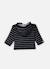Veste en laine mélangée bébé Ecru rayé marine 2 - vertbaudet enfant 