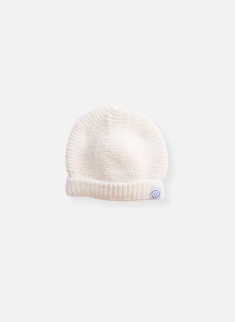 Bonnet bébé - cocoon Écru+Gris 1 - vertbaudet enfant 