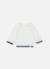 Brassière avec liseré bébé Ecru/marine+Marine/écru 1 - vertbaudet enfant 