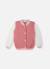 Veste bomber bébé Écru/nocturne+Écru/pétunia 4 - vertbaudet enfant 