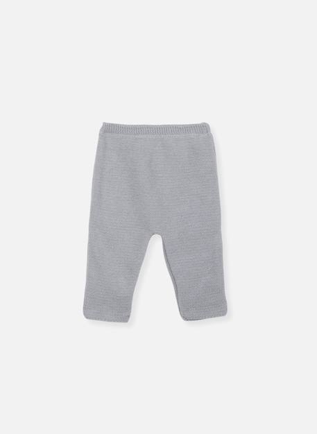 Pantalon bébé matière recyclée Écru+Gris+Nocturne+Pétunia 3 - vertbaudet enfant 