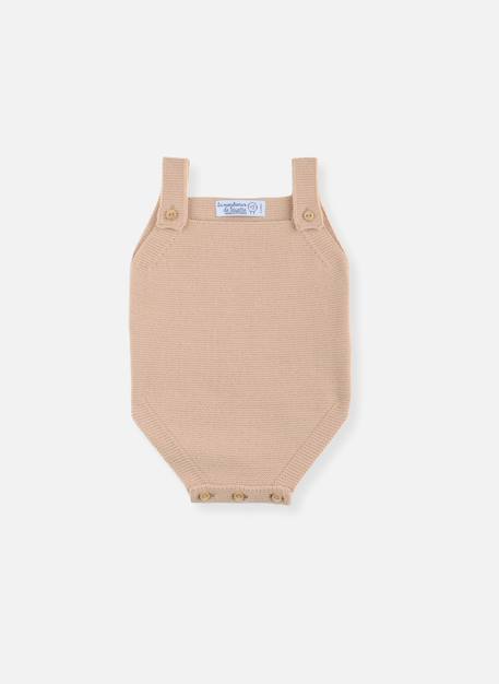 Barboteuse bébé made in france Écru+Moka+Vert mercury 3 - vertbaudet enfant 
