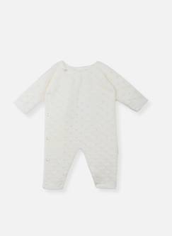 Combinaison bébé maille ajourée  - vertbaudet enfant