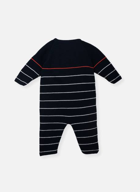 Combinaison bébé matière recyclée Noctune/coquelicot+Nocturne/curry+Pétunia/ecru 2 - vertbaudet enfant 