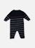 Combinaison bébé matière recyclée Noctune/coquelicot+Nocturne/curry+Pétunia/ecru 2 - vertbaudet enfant 