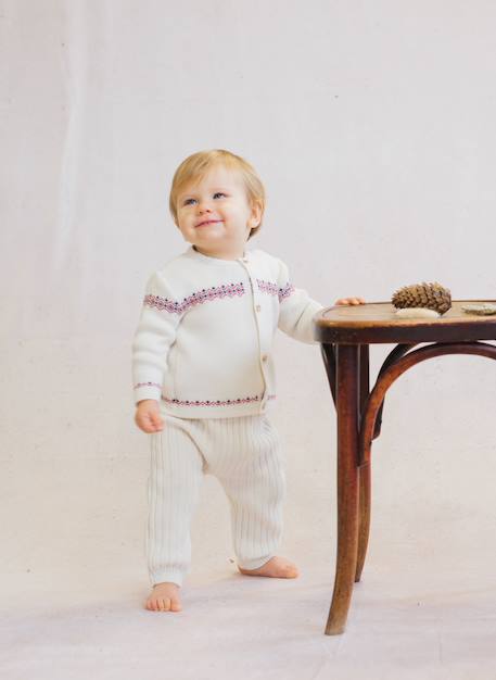 Gilet bébé - chamonix Écru 4 - vertbaudet enfant 