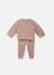 Ensemble bébé tricot nid d'abeilles Blanc+Bleu tradewinds+Rose misty 5 - vertbaudet enfant 