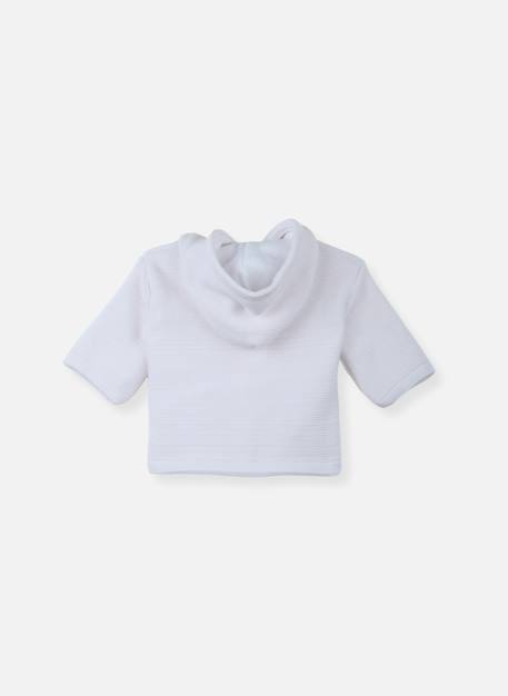 Paletot en coton bio bébé Gris chiné+Rose chiné 4 - vertbaudet enfant 