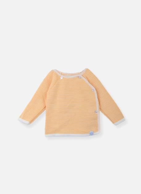 Brassière milleraies bébé Ecru/moutarde+Écru/pétunia+Écru/réglisse 1 - vertbaudet enfant 